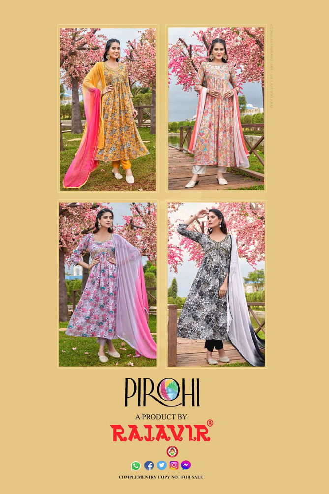 Heeriye By Pirohi Alia Cut Pure Mul Cotton Kurti With Bottom Dupatta Wholesale Shop In Surat
